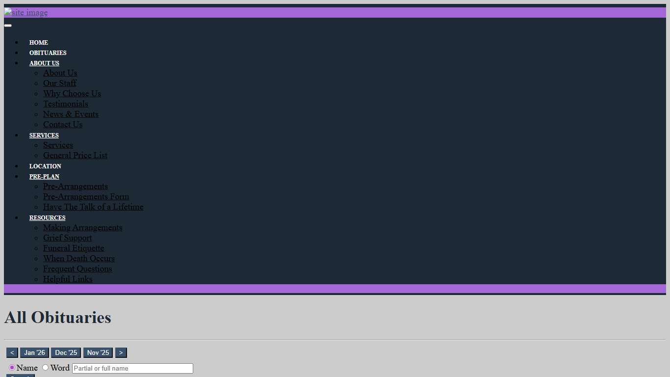 All Obituaries Alan R. Barker Funeral Home & Chapel Inc. Carleton Place, ON